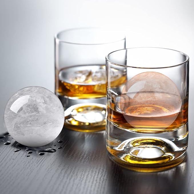 Ice Ball Maker, TINANA Reusable 2.5 Inch Ice Cube Trays, Easy Release Silicone - Image 2