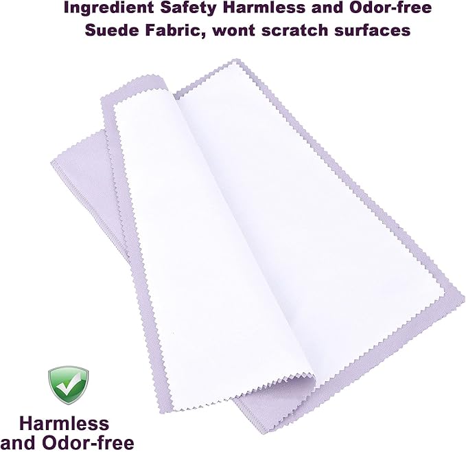 SEVENWELL Silver Polishing Cloth, Jewelry Cleaner Cloth - Image 3