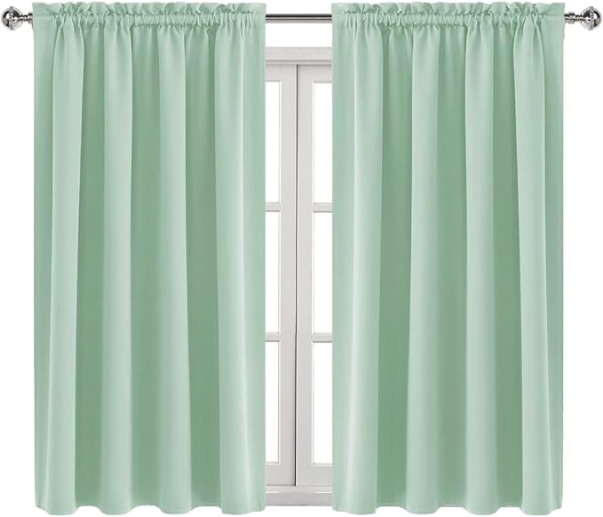 DWCN Blackout Curtains Room Darkening Thermal Insulated Bedroom Curtains Window - Image 9