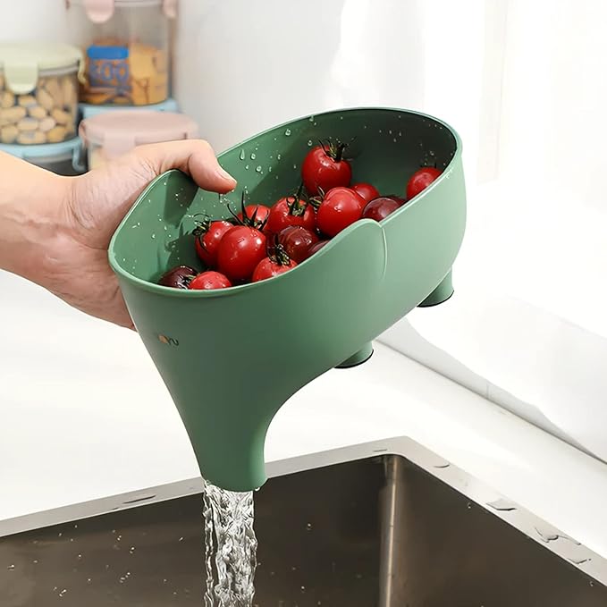 Vegetables Washing Basket Elephant Drainage Basket Fruit Basket - Image 5