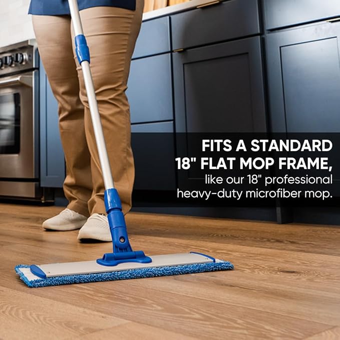Microfiber Wholesale 18" Absorbent Microfiber Wet Mop Pad - Image 7