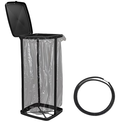 Portable Trash Bag Holder Collapsible Garbage Bin by Unknown