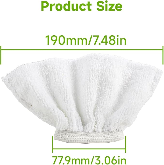12 Pack Handheld Steam Cleaner Pads Replacement Bissell Steam Shot, McCulloch - Image 7