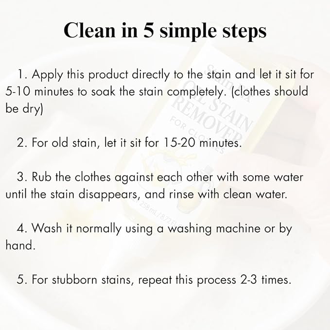 Instant Oil Stain Remover for Clothes - Image 6