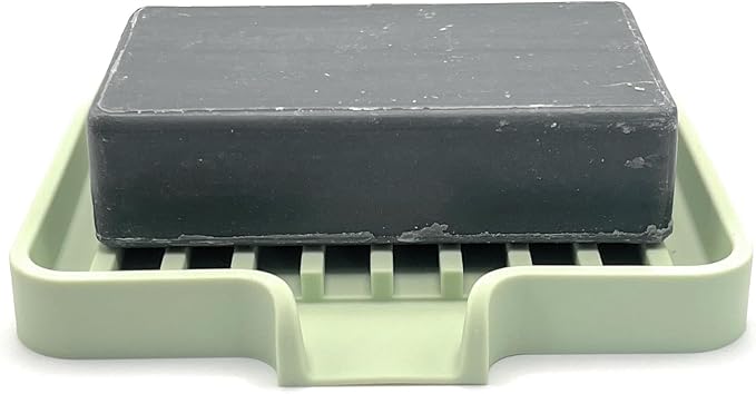 Happitasa Silicone Soap Dish Tray and Sponge Holder - Image 2