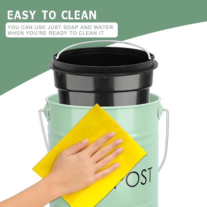 Vipush Kitchen Countertop Compost Bin - Image 6