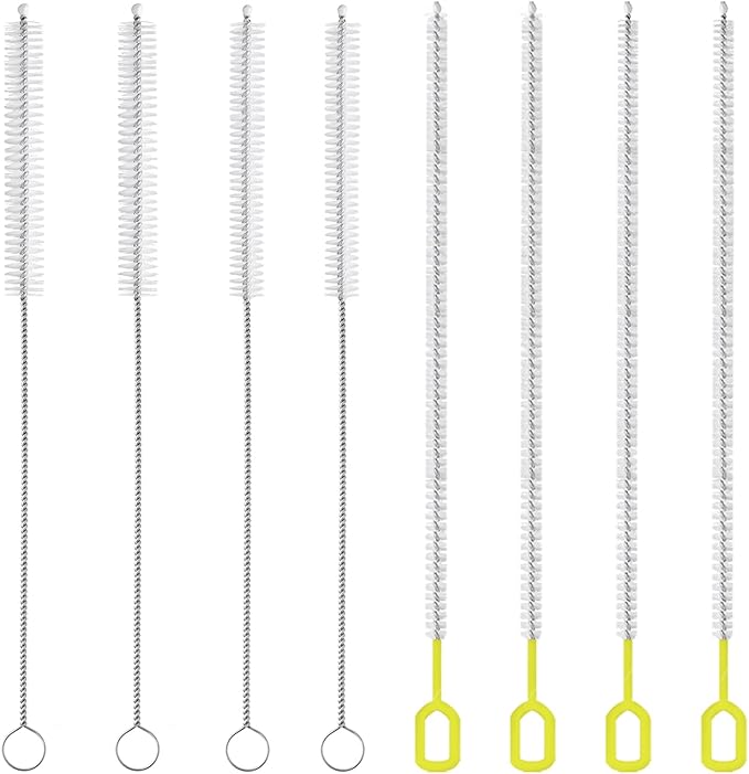 8-Piece Straw Cleaner Brush Set by Unknown
