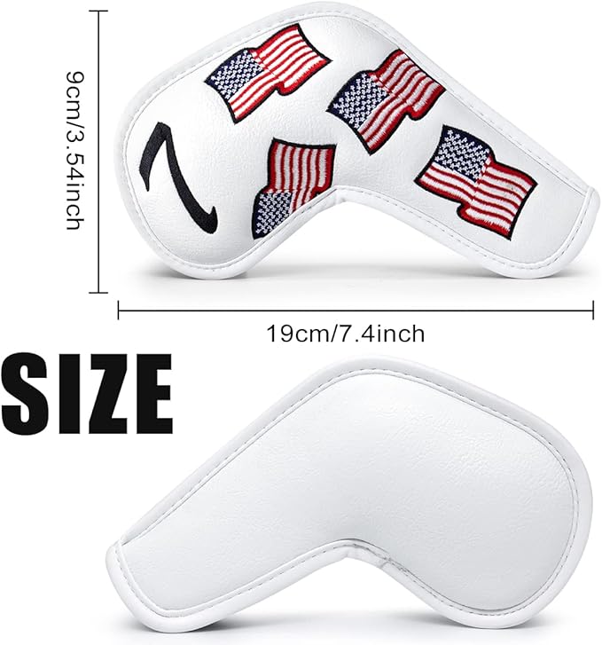 US Flag Golf Iron Covers Headcovers - Image 4
