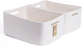 Large Storage Baskets for Shelves, Closet Organizers Bins for Clothes Blanket by MiniArkStorageBasketsHome