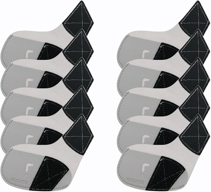 I Golf Iron Headcovers 10pcs PU Fit Both Right-Handed Clubs Golf Club Protector - Image 3