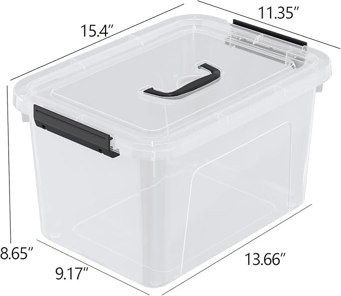 18 Quart Plastic Storage Bins - Image 2