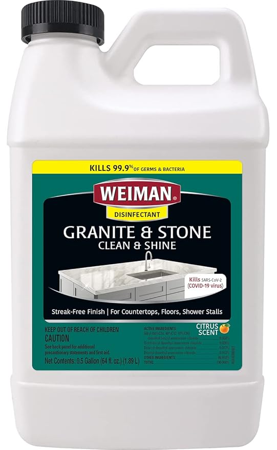 Weiman Disinfecting Granite Daily Clean & Shine Refill, 64 Oz by Weiman