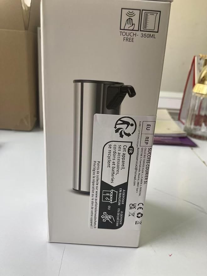 Automatic Soap Dispenser Touchless 11.8oz 4-Level Adjustment Auto Hand Soap - Image 8