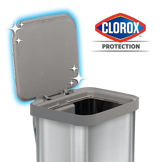 Glad Stainless Steel Step Trash Can, Series 2 - Image 2