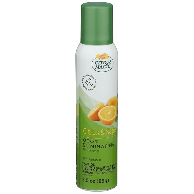 Citrus Magic Odor Eliminating Air Freshener Spray, Citrus and Sage - Image 2