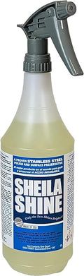 Sheila Shine 32 Oz. Stainless Steel Cleaner and Polish Trigger Spray, Protect by SheilaShine