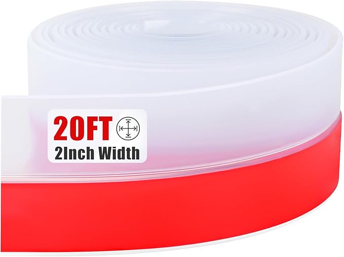 Draft Seal Tape for Doors and Windows 2 in x 20 Ft Silicone Weather Stripping by Kikerike