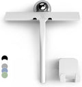 GÜTEWERK Shower Squeegee for Glass Doors, Silicone Window Squeegee, Bathroom by G%C3%9CTEWERK