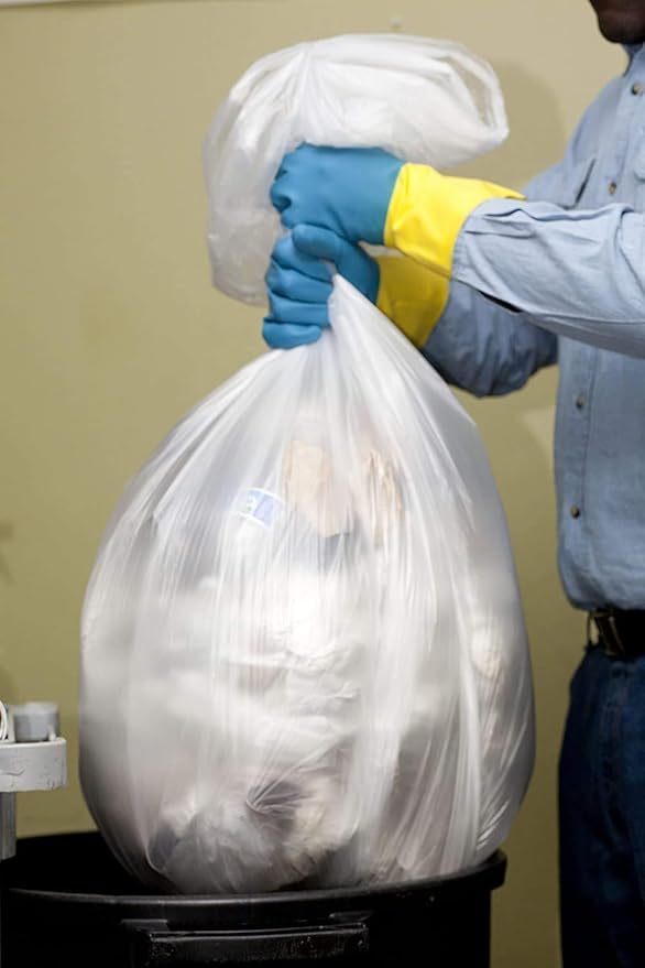 Aluf Plastics High Density Trash Bags, 33 Gallon, 13 Micron, - Image 3