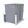 Double Pull-Out Trash Can for Under Kitchen Cabinets Include Double 35QT Trash by Pulloutor