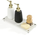 Instant Dry Sink Caddy Kitchen Sink Organizer, Quick Drying Stone Tray by Razborci