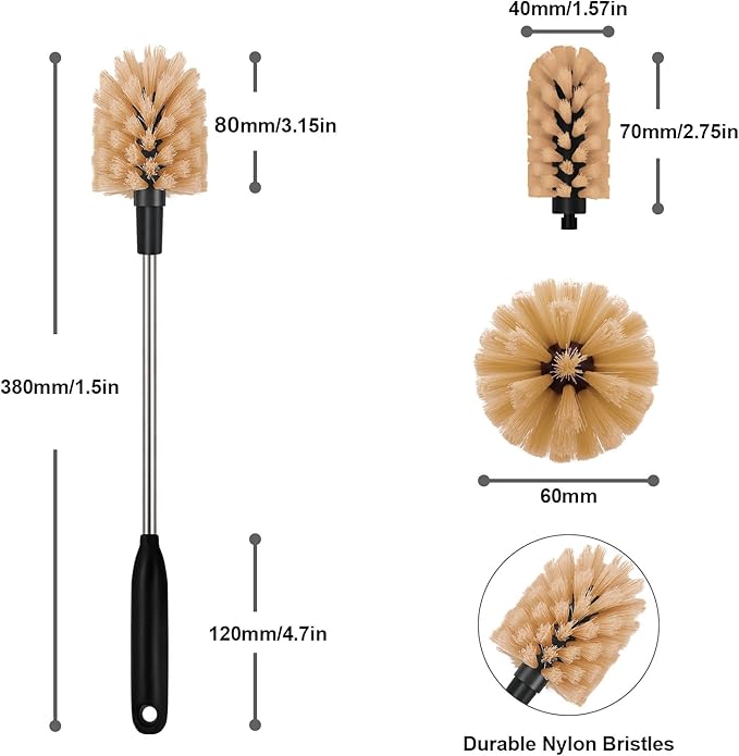 2-in-1 Long Handle Bottle Brush - Image 5