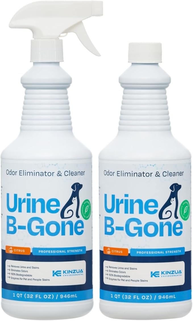 KINZUA ENVIRONMENTAL Urine B-Gone, Professional Enzyme Odor Eliminator & Pet by KinzuaEnvironmental