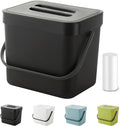 Countertop Compost Bin Kitchen, 1.8 Gallons Hanging Trash Can by MONGTINGLU
