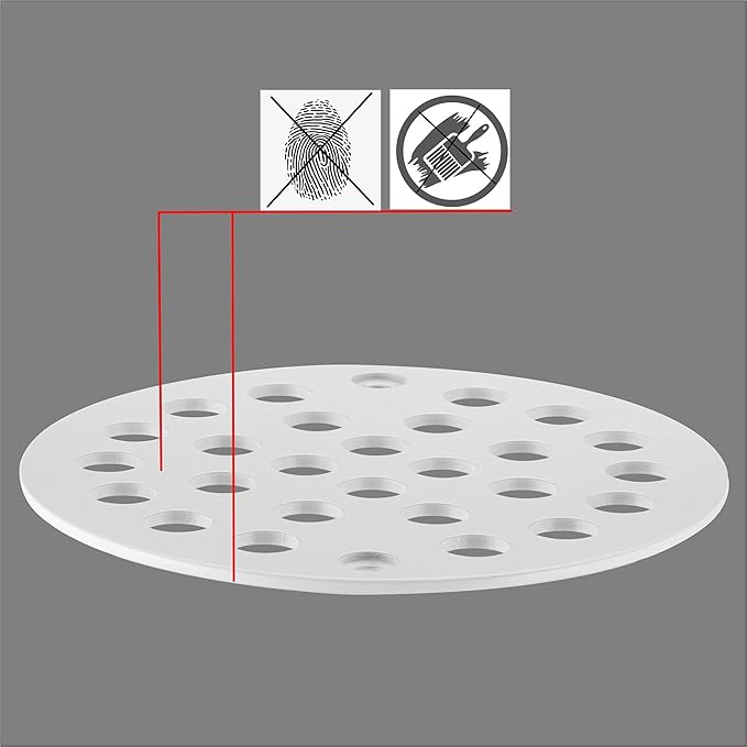 4-Inch Screw-in Shower Strainer Drain Cover Replacement Floor Strainer - Image 4