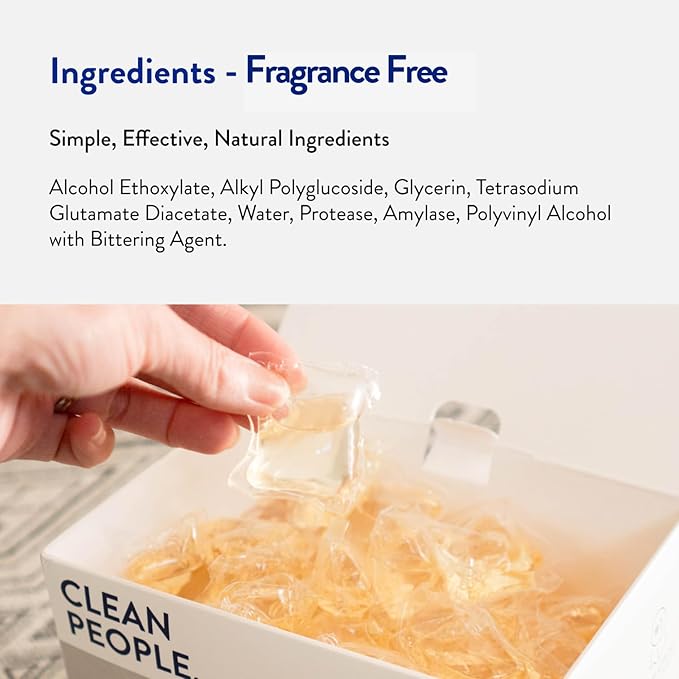 The Clean People Ultra Concentrated Laundry Detergent Pods, Fragrance Free - Image 5