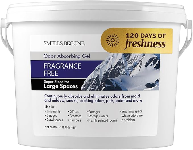 SMELLS BEGONE 1-Gallon Odor Absorber Gel by SMELLSBEGONE