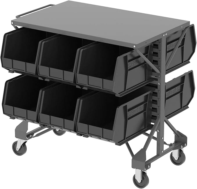 Akro-Mils 30260 AkroBins Plastic Storage Bins, Space-Saving Stackable Bins - Image 6