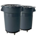 32 Gallon Outdoor Trash Can, Outdoor Trash Can by RedFinches