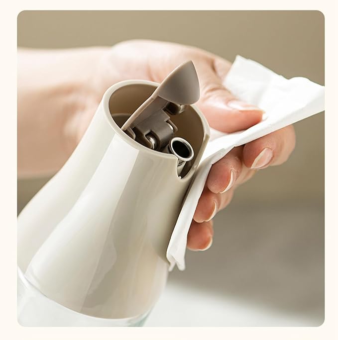 Olive Oil Dispenser Bottle, Auto Flip Non-Drip Design, Leak Proof Soy Sauce & - Image 7