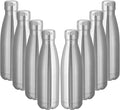 VEGOND 17oz Stainless Steel Water Bottles Bulk, Reusable Metal Sports Water by VEGOND