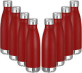 VEGOND 17oz Stainless Steel Water Bottles Bulk, Reusable Metal Sports Water by VEGOND