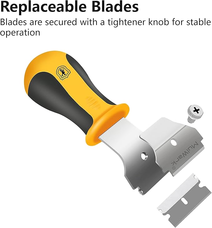MulWark Razor Blade Scraper, 4 Handles Razor Scraper Set - Image 6