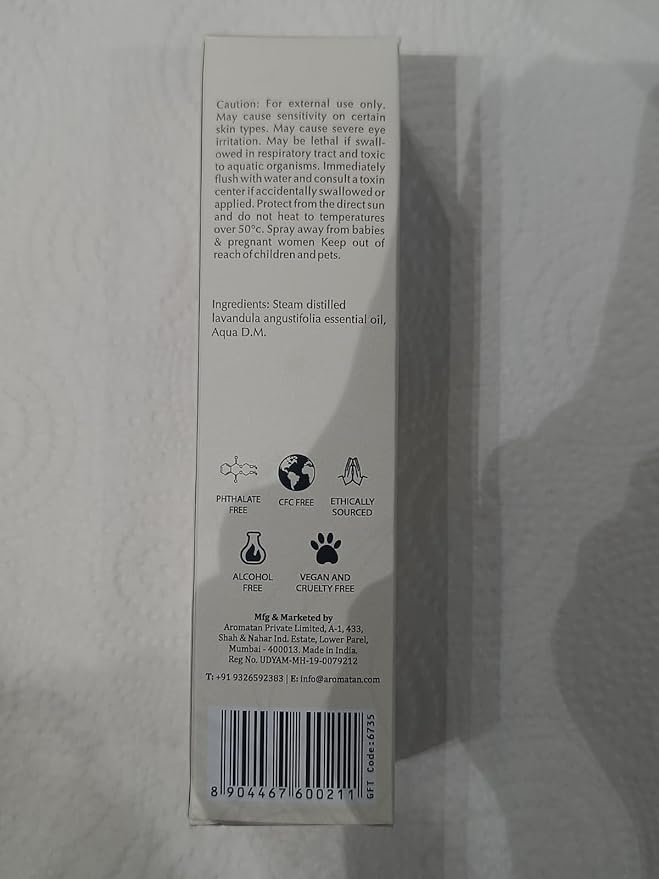 Lavender Room, Linen & Pillow Spray by Aromafume | 100ml/3.38 fl oz | - Image 7