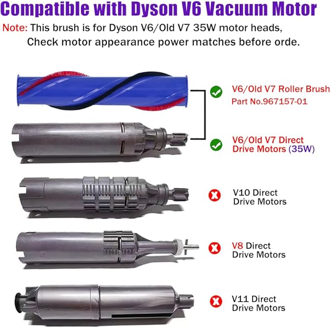 V6 Roller Brush Replacement Parts Compatible - Image 5