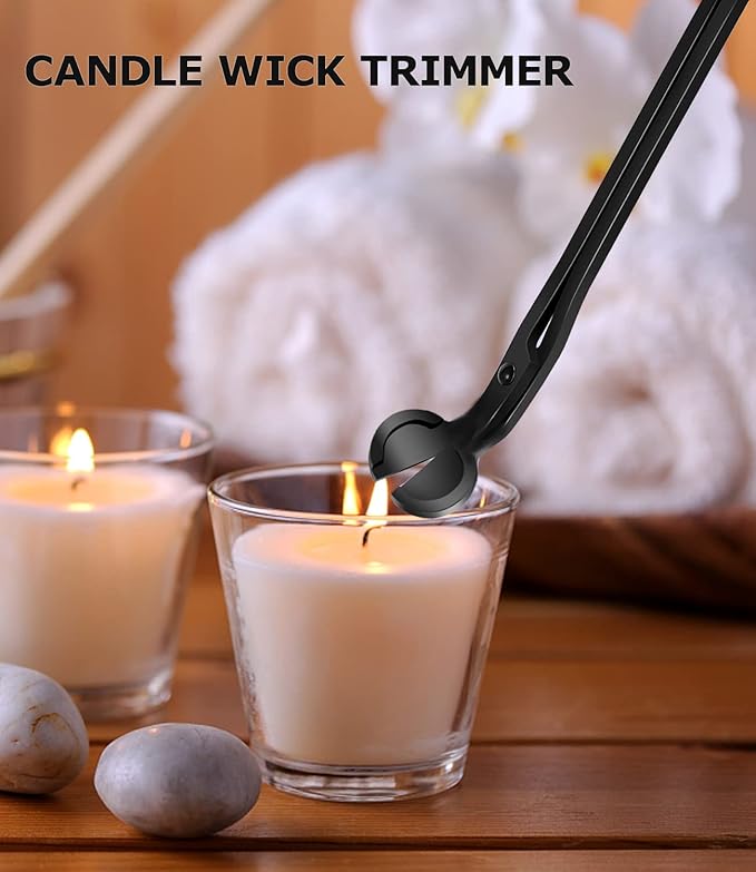 4 IN 1 Candle Wick Trimmer, Electric Candle Lighter Rechargeable, Candle Snuffer - Image 3