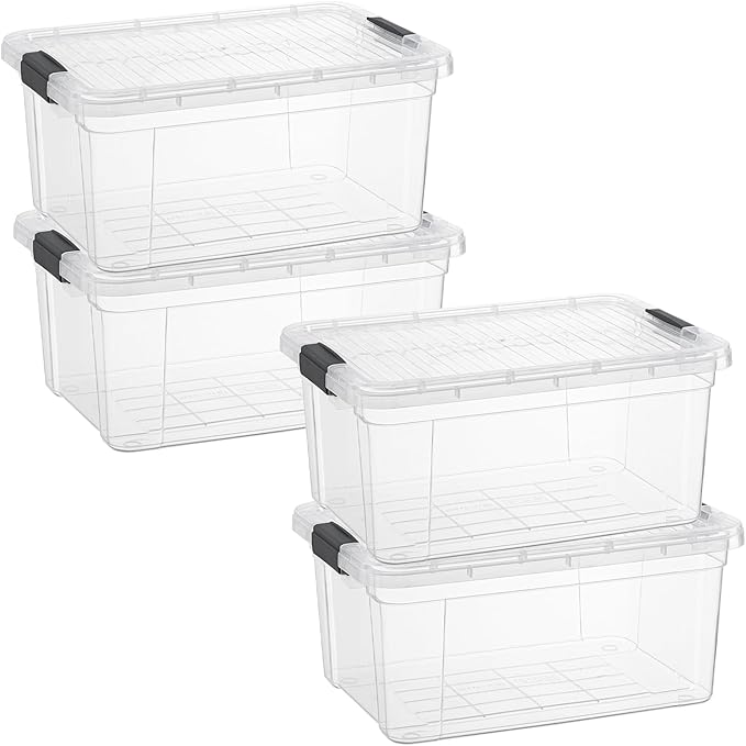 Superio Storage Bins with Lids by Superio