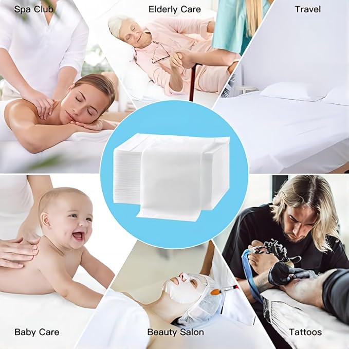 50Pcs Disposable Massage Table Sheets 31.5" x 71" Non-Woven Fabric Bed Covers - Image 5
