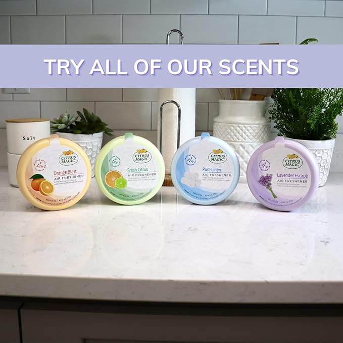 Citrus Magic Odor Absorbing Solid Air Freshener Fresh Citrus - Image 8