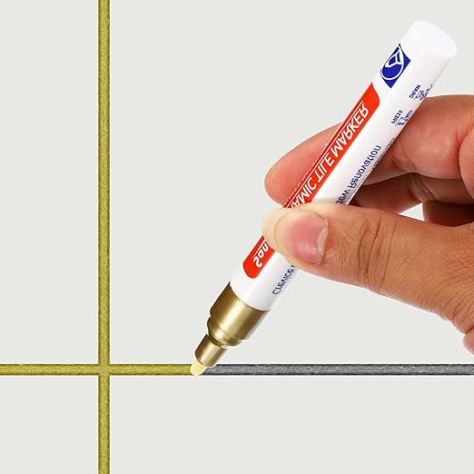 PATIKIL Grout Pen, 4 Pack Grey Tile Marker Waterproof Grout Sealer Pen Tile - Image 7