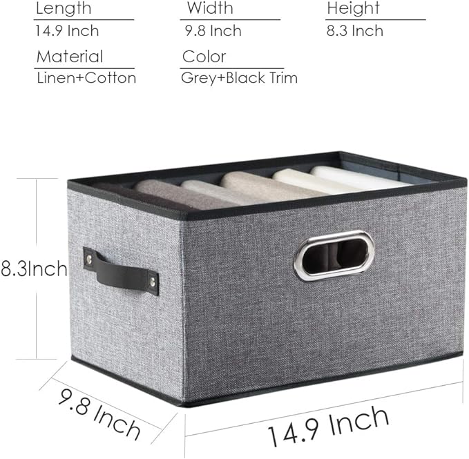 PRANDOM Large Foldable Storage Bins - Image 6