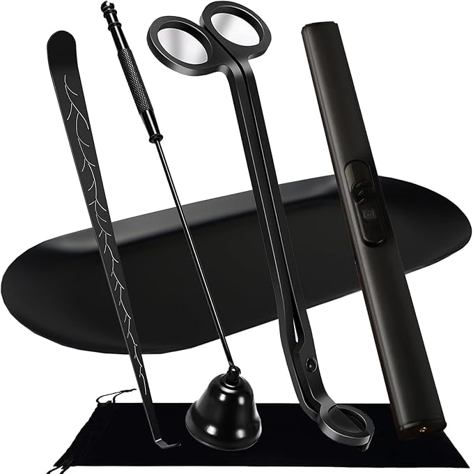 5 IN 1 Candle Wick Trimmer, Electric Candle Lighter Rechargeable, Candle Snuffer by STATABSTA