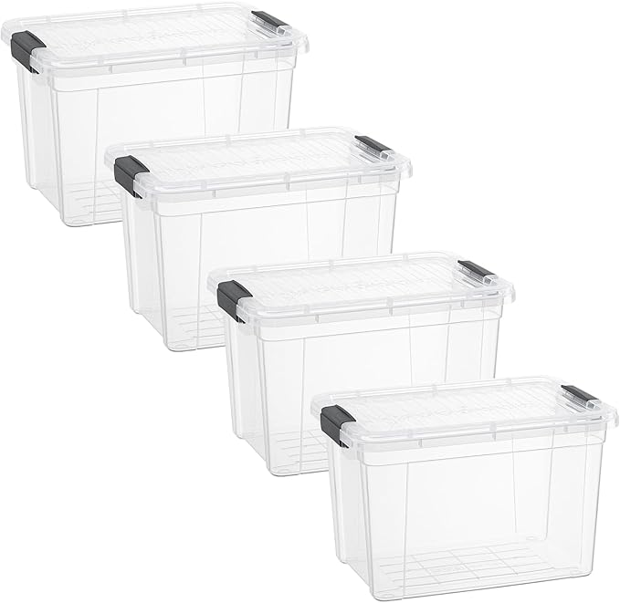 Superio Clear Storage Boxes by Superio