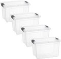 Superio Clear Storage Boxes by Superio