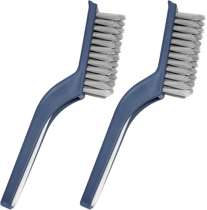 Cleaning Brush - QAGOBDI Hard Bristle Crevice Cleaning Brush by QAGOBDI