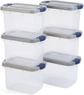 Rubbermaid Roughneck Clear 19Qt/ 4.75 Gal Storage Containers, by Rubbermaid